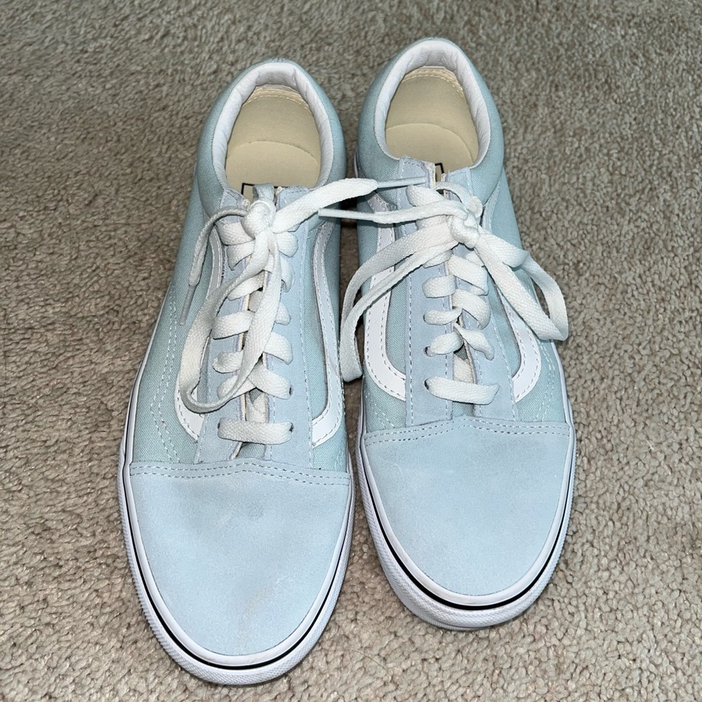 Light Blue Old Skool Vans
